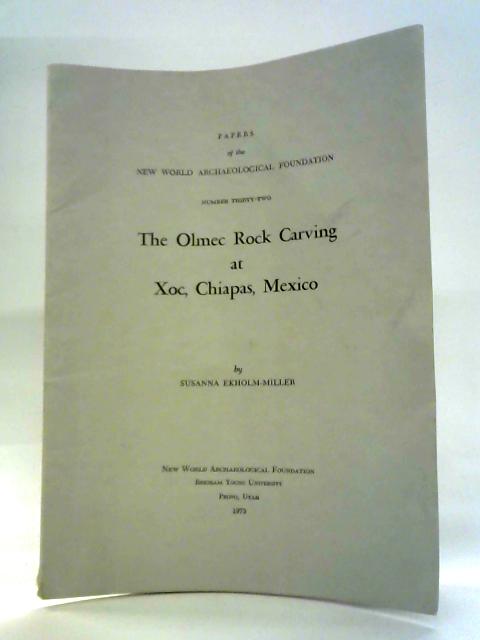The Olmec Rock Carving At Xoc, Chiapas, Mexico
