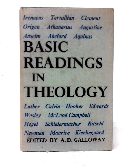 Basic Readings in Theology