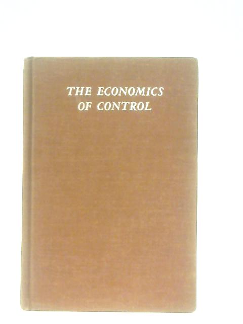 The Economics Of Control: Principles of Welfare Economics