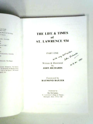 The Life & Times of St. Lawrence 934 Part One