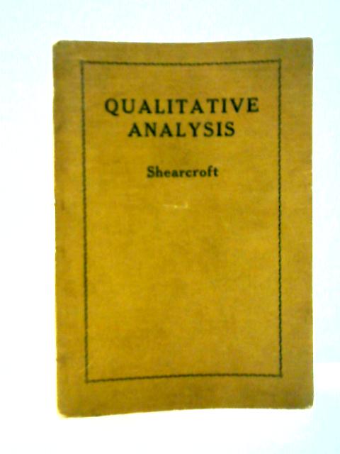 Qualitative Analysis