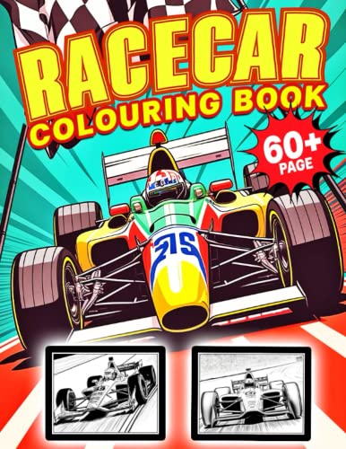 Race Car Colouring Book