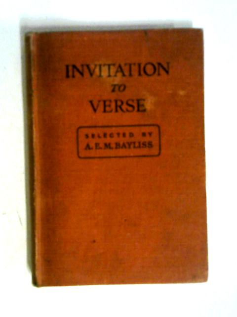 Invitation to Verse