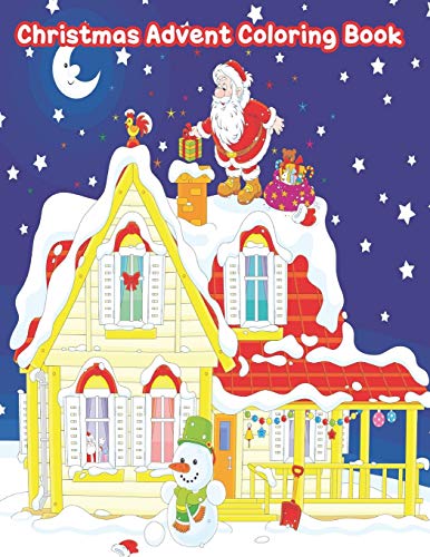 Christmas Advent Coloring Book