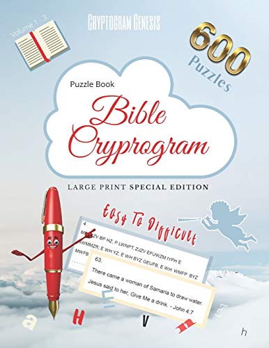 Puzzle Book Bible Cryptogram Large Print Special Edition
