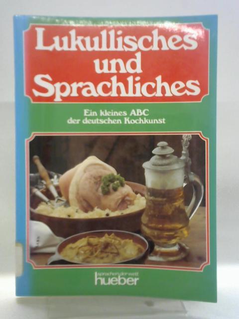 Lukullisches Und Sprachliches