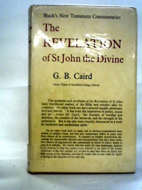 Revelation of St.John the Divine: Black's New Testament Commentaries