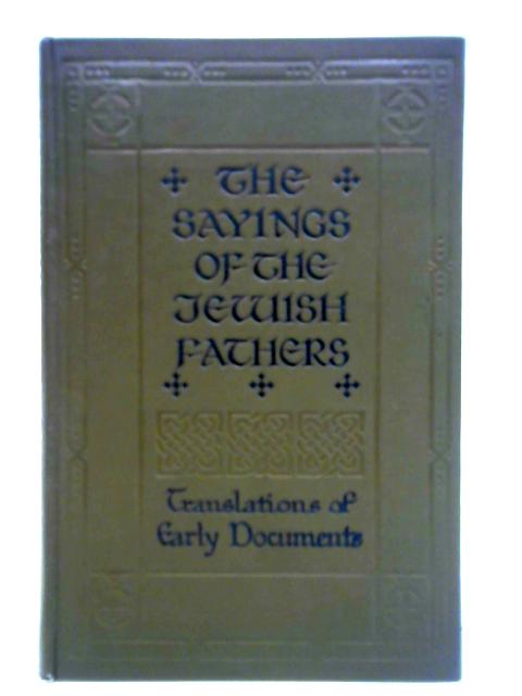 The Sayings of the Jewish Fathers