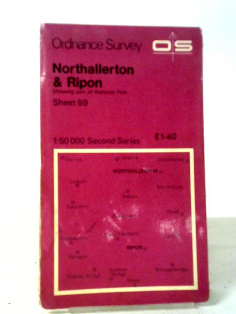 Ordnance Survey Map Sheet 99 Northallerton & Ripon