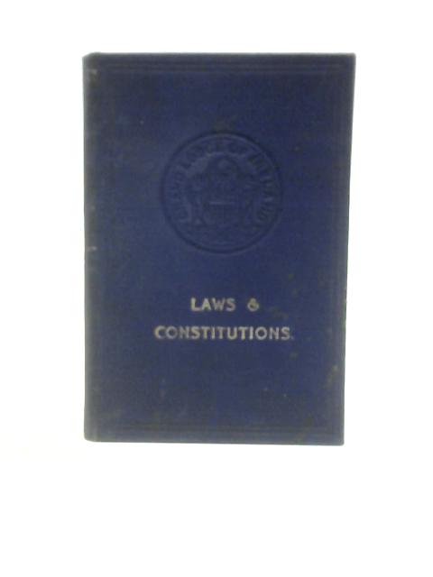 The Book Of Constitutions Comprising The Laws And Regulations Of The Grand Lodge Of Free And Accepted Masons Of Ireland To Which Are Appended The Old Charges, Prayers And Forms To Be Used In Lodges