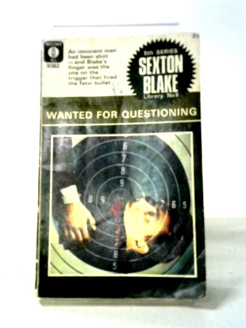 Wanted For Questioning