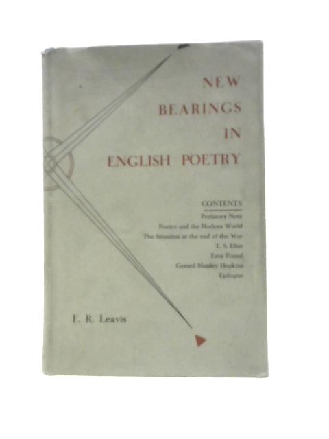 New Bearings In English Poetry