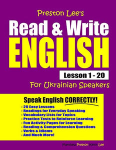 Preston Lee's Read & Write English Lesson 1 - 20 For Ukrainian Speakers 