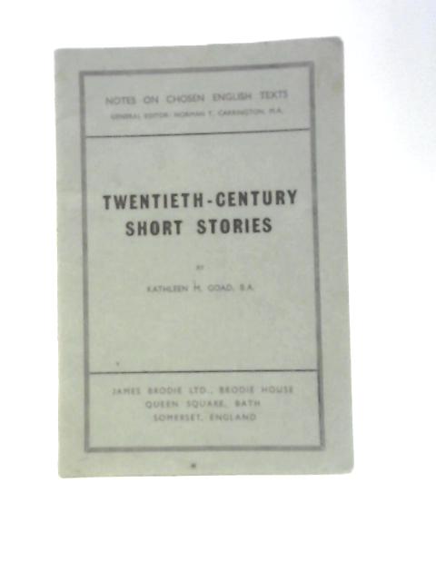 Twentieth Century Short Stories