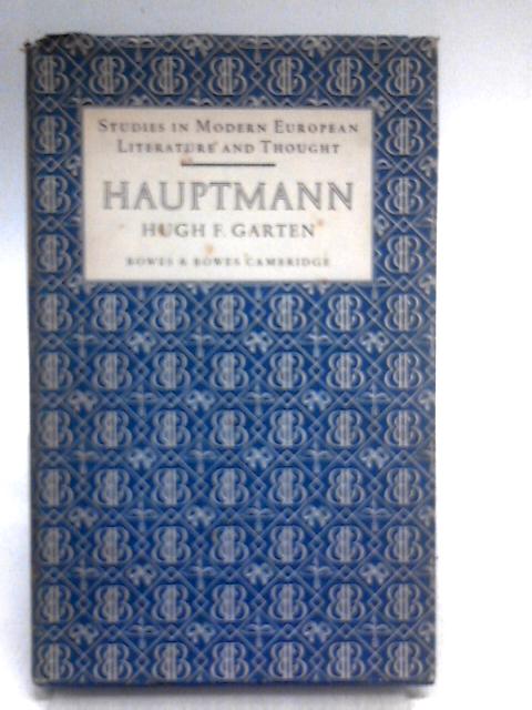 Gerhart Hauptmann