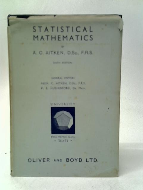 Statistical Mathematics