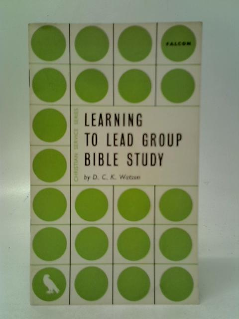 Learning to Lead Group Bible Study