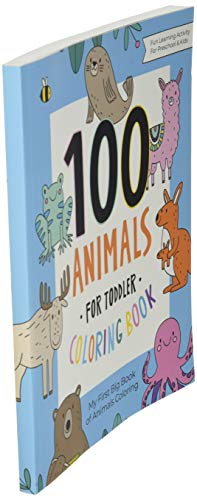 Animals for Toddler Coloring Book My First Big Book of Easy Educational Coloring Pages of Animal Letters A to Z for Boys  Girls Little Kids Preschool and Kindergarten