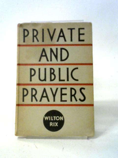 Private and Public Prayers