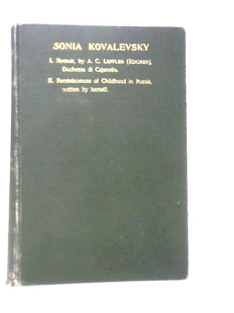 Sonia Kovalevsky