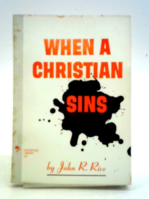 When A Christian Sins