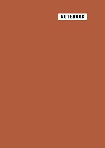Notebook: 750 Pages - Lined Notebook - 8.27 x 11.69 inches (Large as A4 paper) - Brown Cover