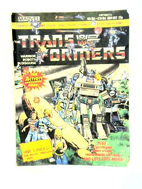 The Transformers UK No. 2 Marvel Comic Book Oct 1984