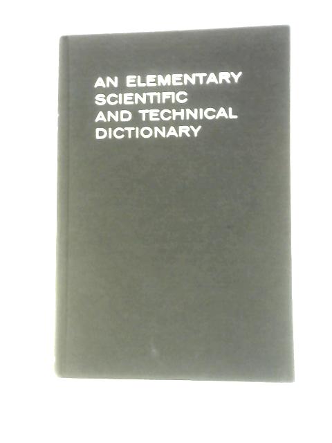 An Elementary Scientific and Technical Dictionary