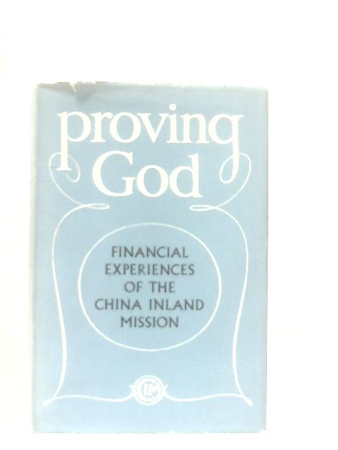 Proving God: Financial experiences of the China Inland Mission