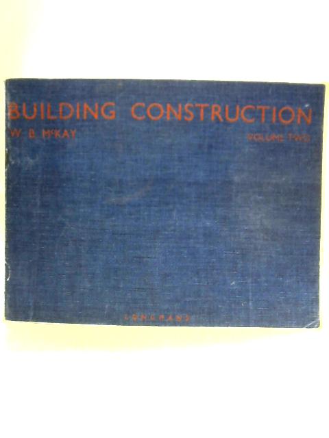 Building Construction, Volume 2