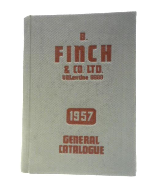 The Finch Organization General Catalogue 1957