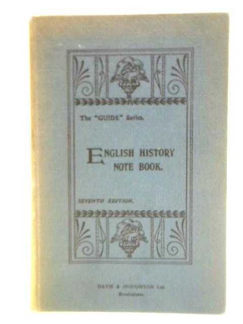 An English History Note Book | Old & Rare at World of Books US