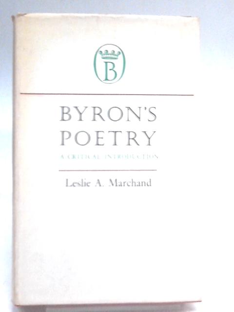 Byron's Poetry: A Critical Introduction