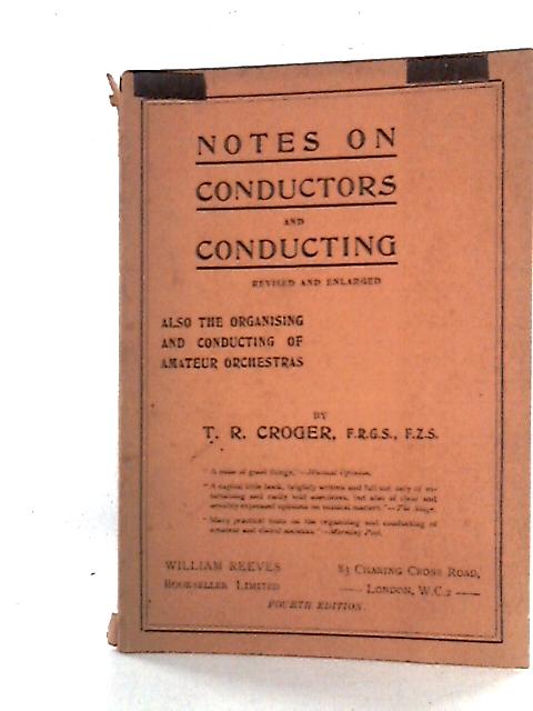 Notes on Conductors & Conducting