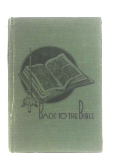 Back to the Bible