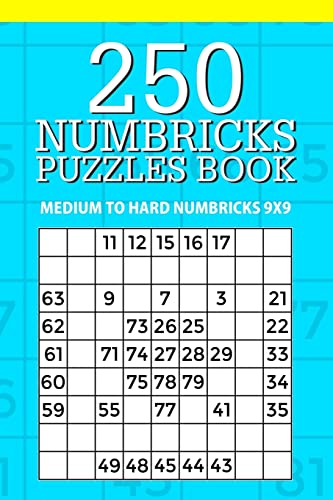 250 Numbricks Puzzle Book