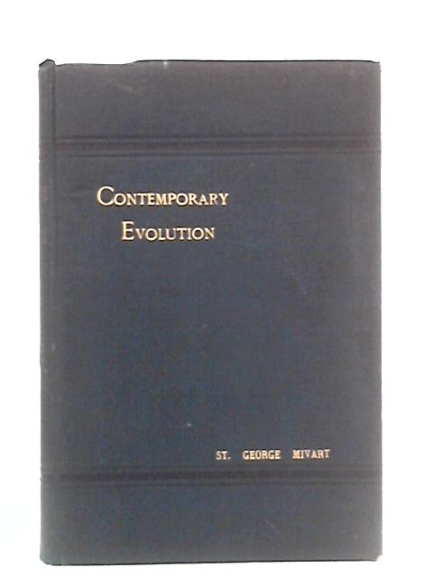 Contemporary Evolution: An Essay On Some Recent Social Changes
