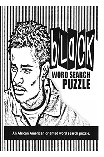 Black Word Search Puzzle
