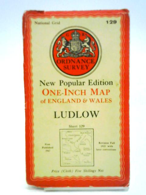 One-Inch Map of England & Walse Ludlow Sheet 129