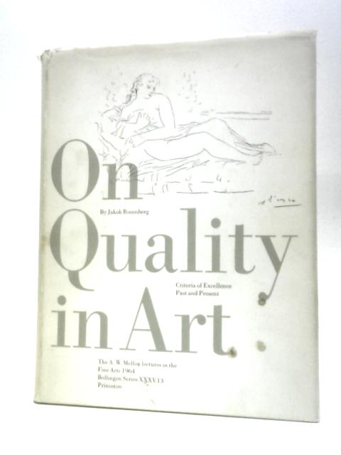 On Quality In Art