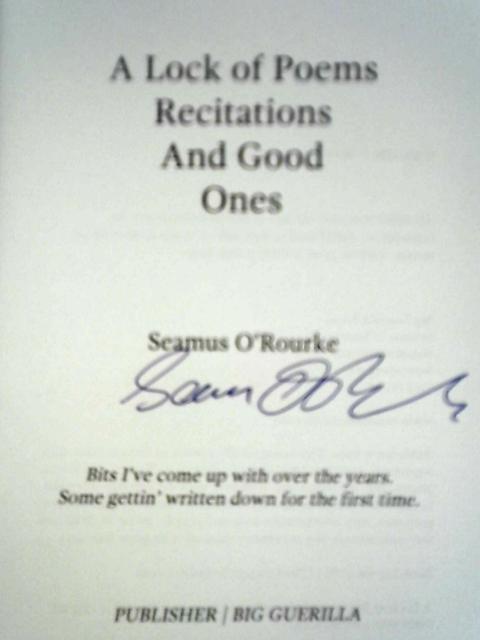 A Lock of Poems Recitations and Good Ones