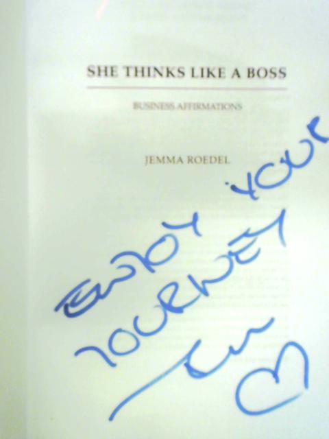 She Thinks Like a Boss: Business Affirmations