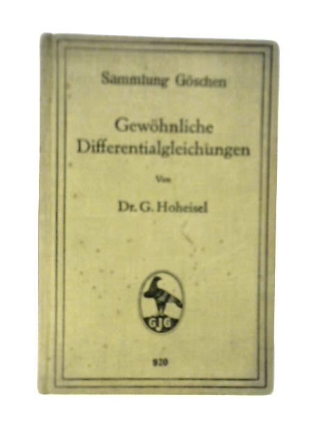 Gewohnliche Differentialgleichungen