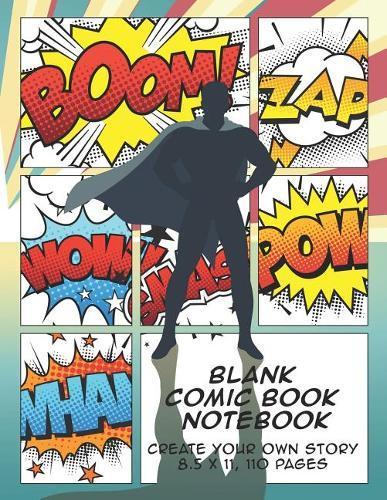 Blank Comic Book Notebook