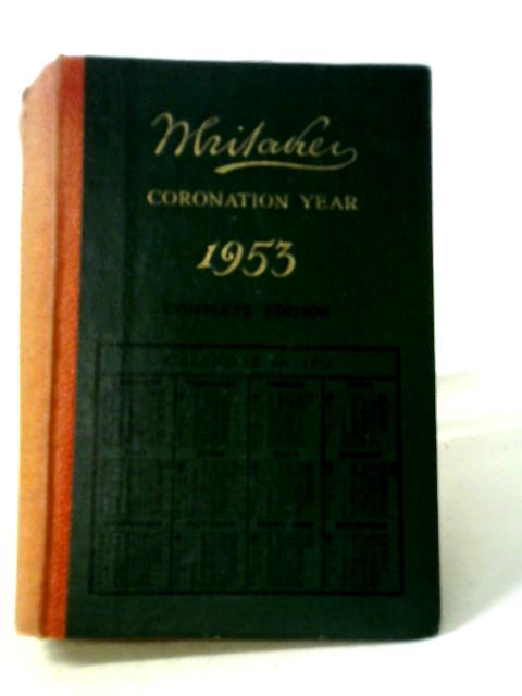 Whitakers Almanack 1953