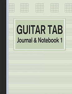 Guitar Tab Journal & Notebook 1 