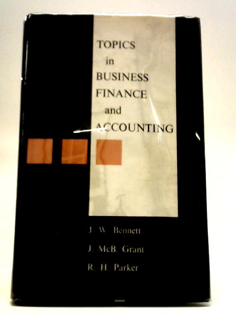 Topics in Business Finance and Accounting