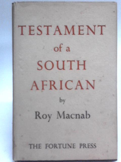 Testament of a South African