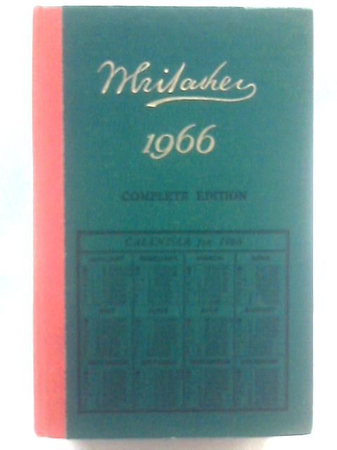 Whitaker's Almanack 1966
