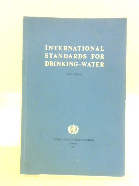 International Standards For Drinking Water